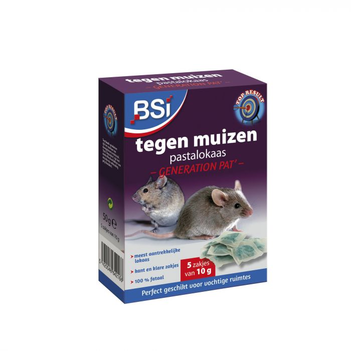 BSI Generation Pat' pastalokaas - muizengif - 5x10 gram - 64216