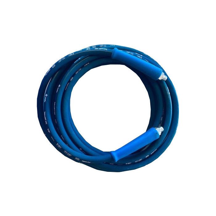 Arpo Reinigingsslang 3/8" - 2 staalinlage - geassembleerd - blauw