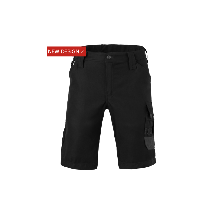 Havep 80241 Werkbroek bermuda Attitude - heren - zwart / charcoal grijs