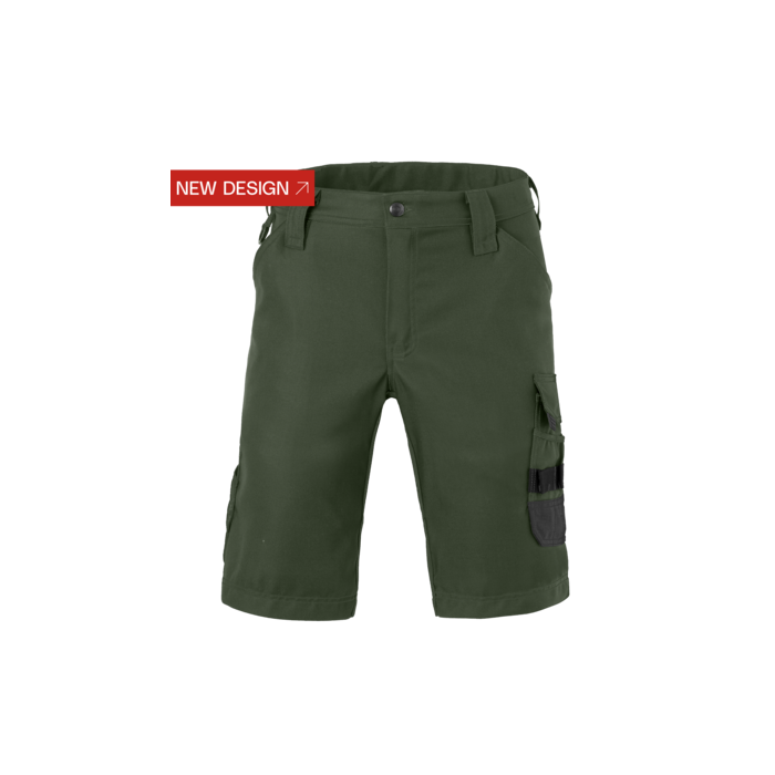 Havep 80241 Werkbroek bermuda Attitude - heren - bosbouw groen / charcoal grijs