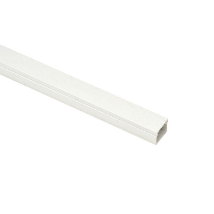 Tack Snoergoot met plakrand - 17x15 mm - 2 meter - wit