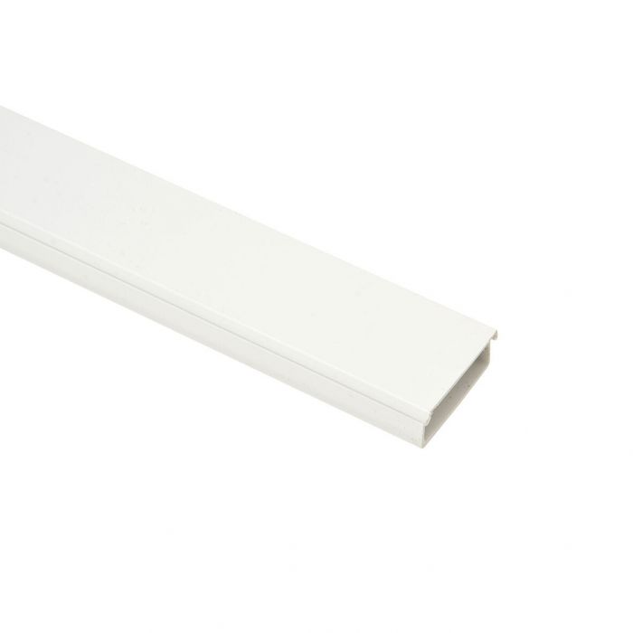 Tack Snoergoot met plakrand - 35x15 mm - 2 meter - wit