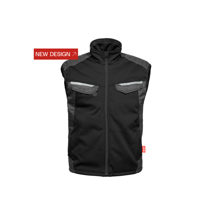 Havep 50184 Softshell bodywarmer - heren - zwart/ charcoal grijs