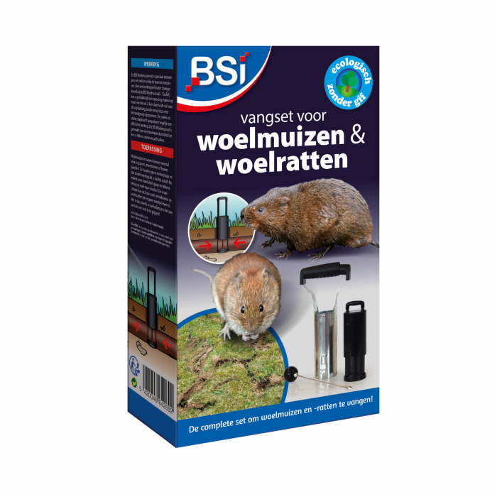 BSI Vangset voor woelmuizen & woelratten - 64269