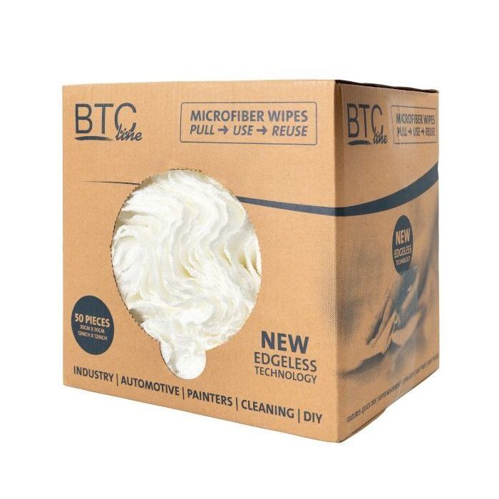 BTC line Microfiber wipes - box á 50 stuks - 3000023