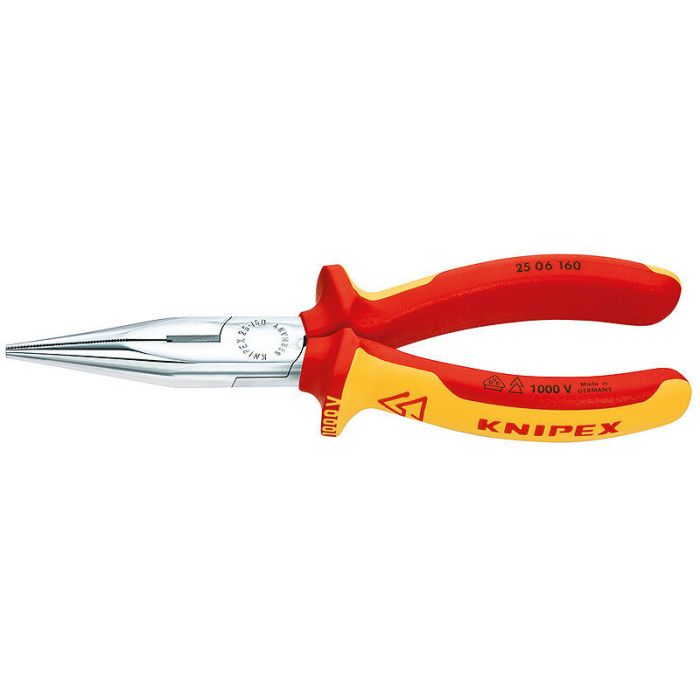 Knipex 25 06 160 Radiotang VDE - 160 mm - 1000V - gepolijste kop