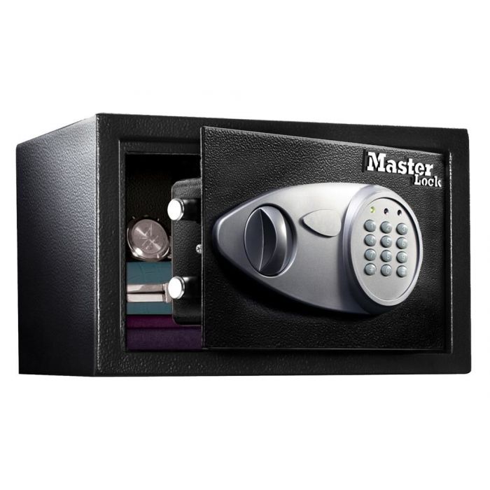 Masterlock X055ML medium kluis met digitale combinatieslot - zwart