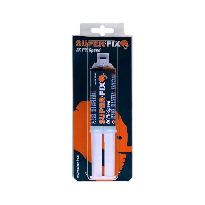 Super-Fix PU speed lijm - 25 ml - zwart - 1601007BL