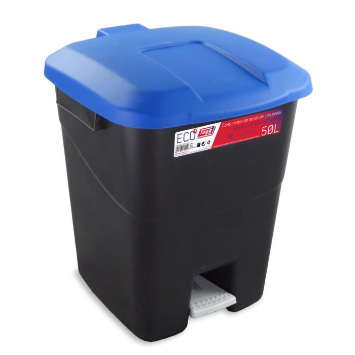 Tayg Afvalcontainer met voetpedaal - 50 liter - 430022