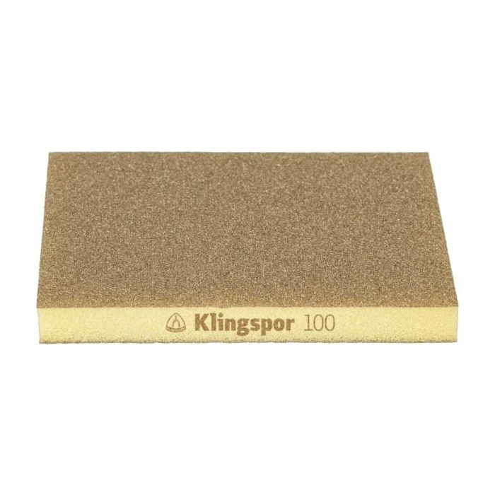 Klingspor SW 501 TR Schuurspons - 123x96x12,5 mm - korrel 100 - 351573