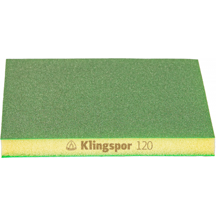 Klingspor SW 501 TR Schuurspons - 123x96x12,5 mm - korrel 120 - 353264