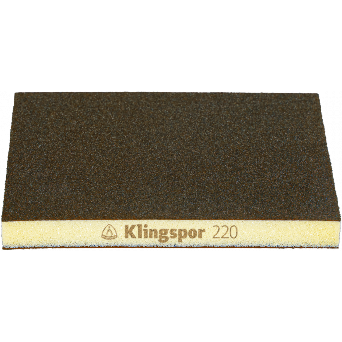 Klingspor SW 501 TR Schuurspons - 123x96x12,5 mm - korrel 220 - 353262