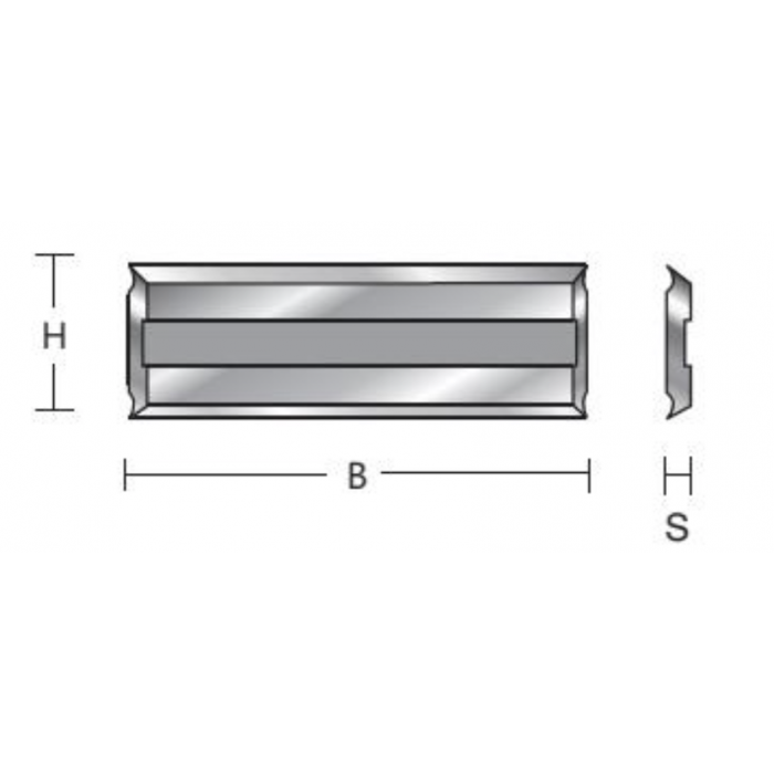 Stehle HW Keermessen - 20x5,5x1,1 mm Z=4 - L20/504RS