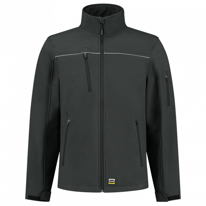 Tricorp 402006/TSJ2000 Softshell jas Luxe - donker grijs