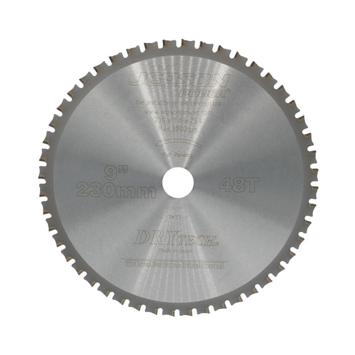 Jepson HM zaagblad - staal - Ø230x2.0x25.4 mm, 48T - 72123048