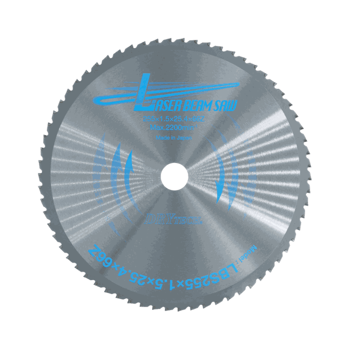 Jepson Drytech® HM zaagblad - staal - Ø255x1.5x25.4 mm, 66T - 72225566