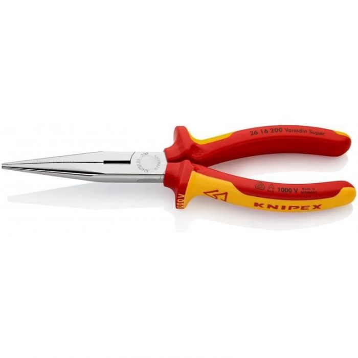 Knipex 26 16 200 Telefoontang recht VDE - 200 mm - 1000V 