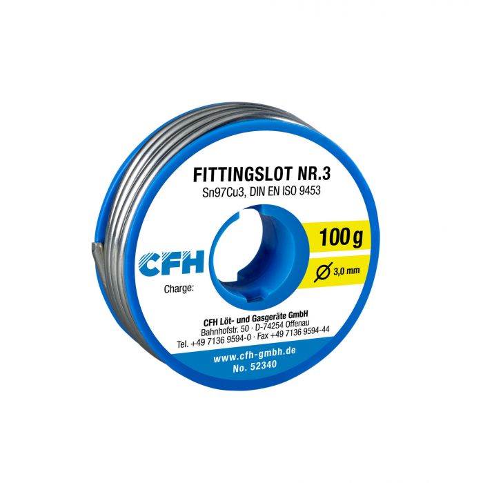 CFH WL 340 Fittingsoldeer - Ø3 mm, 100 gram - 52340