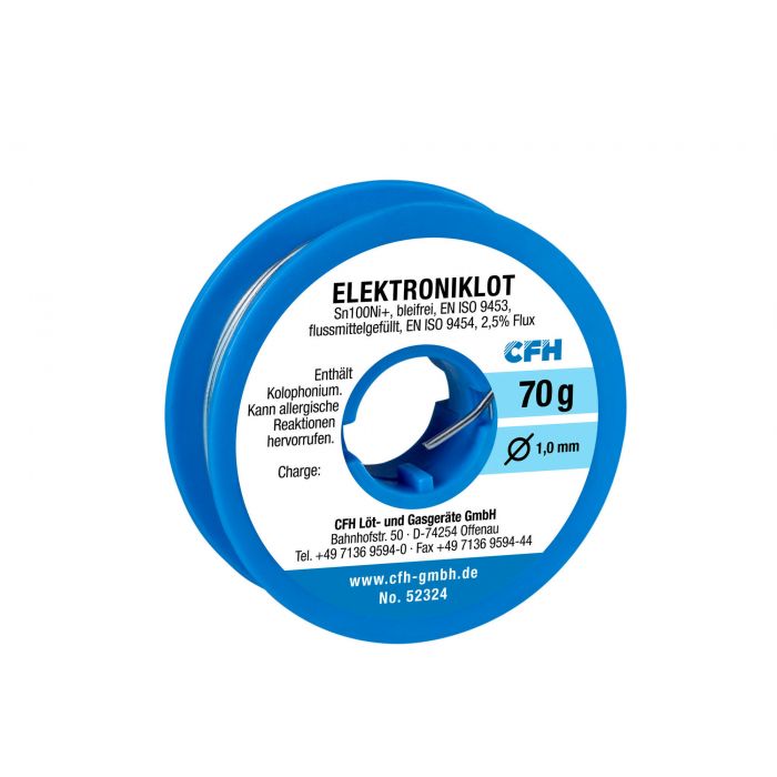 CFH EL 324 Elektronicasoldeer - Ø1 mm, 70 gram - 52324