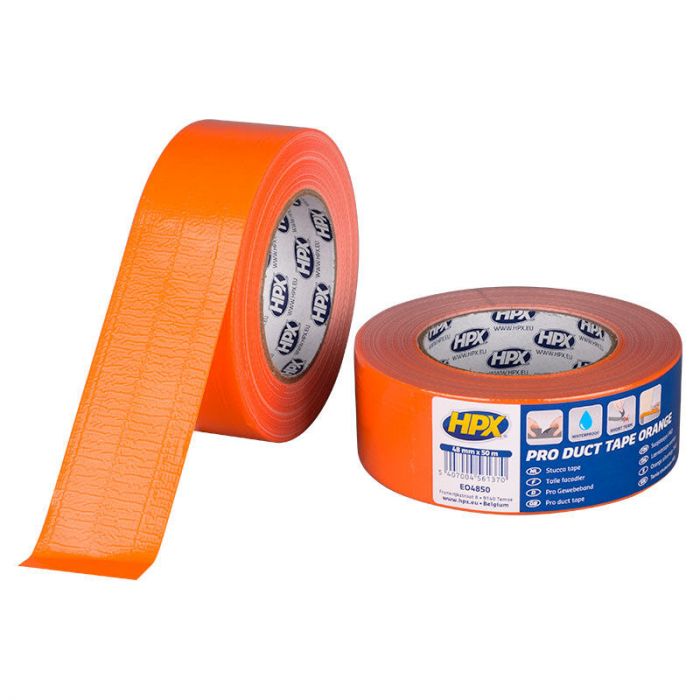 HPX Pro Duct tape - 48 mm x 50 meter - oranje - EO4850