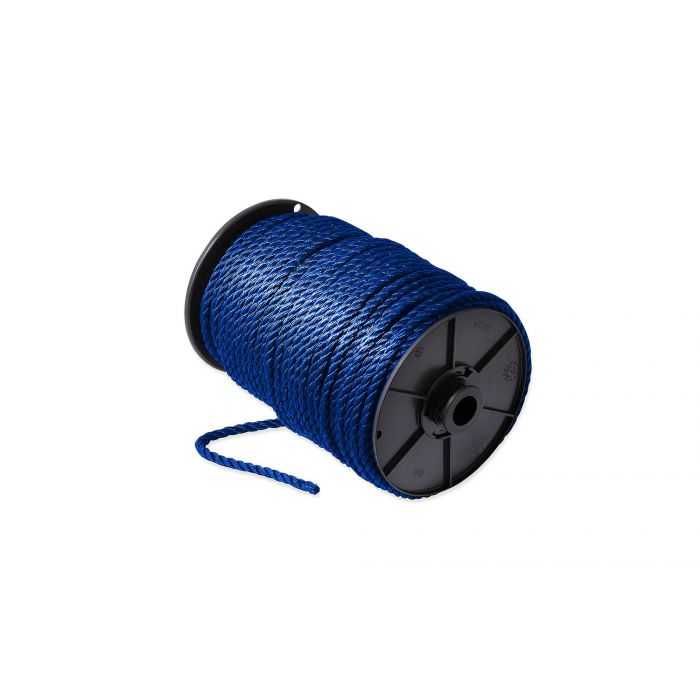 Dulimex Bootlijn 3 strengs geslagen - 6 mm - blauw - prijs per meter - BTL.060.BLW-D