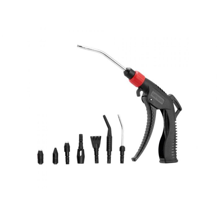 Airpress Blaaspistool set met 7 nozzles - 45029