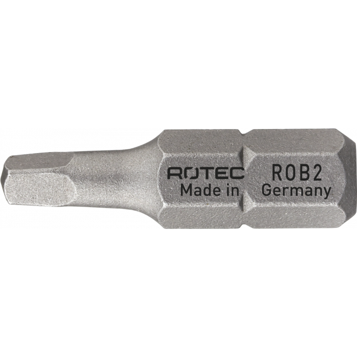 Rotec PRO Bit SQD0 - 25 mm - SQD (Vierkant, Robertson) - 2 stuks - 809.00002