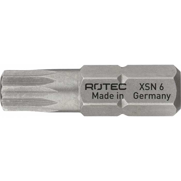 Rotec PRO Bit XZN M4 - 25 mm - XZN (veeltand) - 2 stuks - 813.00042