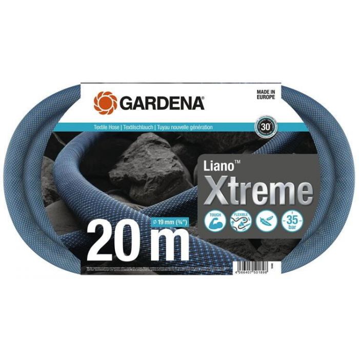 Gardena 18480-20 Textielslang Liano™ Xtreme set - 20 meter - 19 mm (G 3/4")