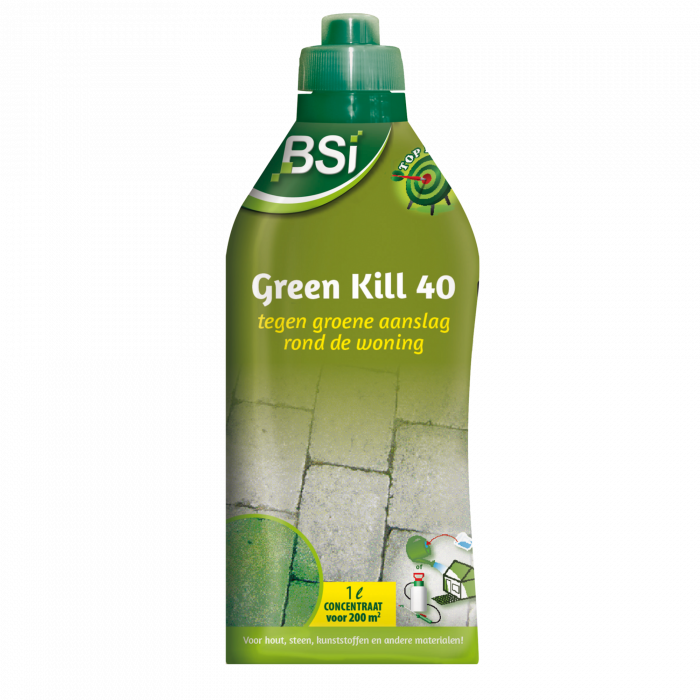 BSI Green Kill 40 groene aanslagvreter - concentraat - 1 liter / 200m² - 0294