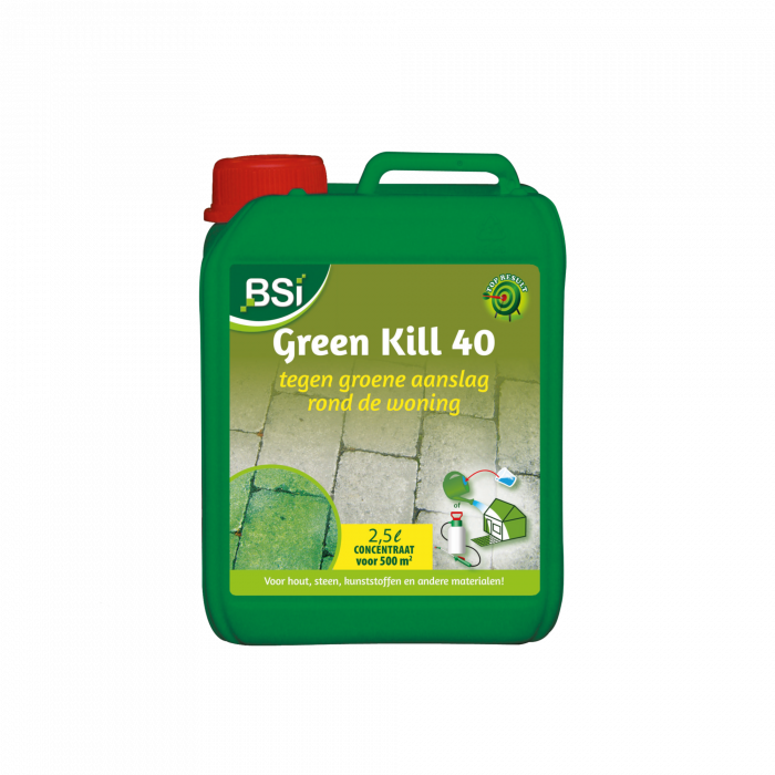 BSI Green Kill 40 groene aanslagvreter - concentraat - 2,5 liter / 500m² - 0485