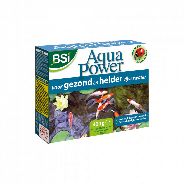 BSI Aqua Power voor gezond en helder vijverwater - 400 gram / 8-80m³ - 3851