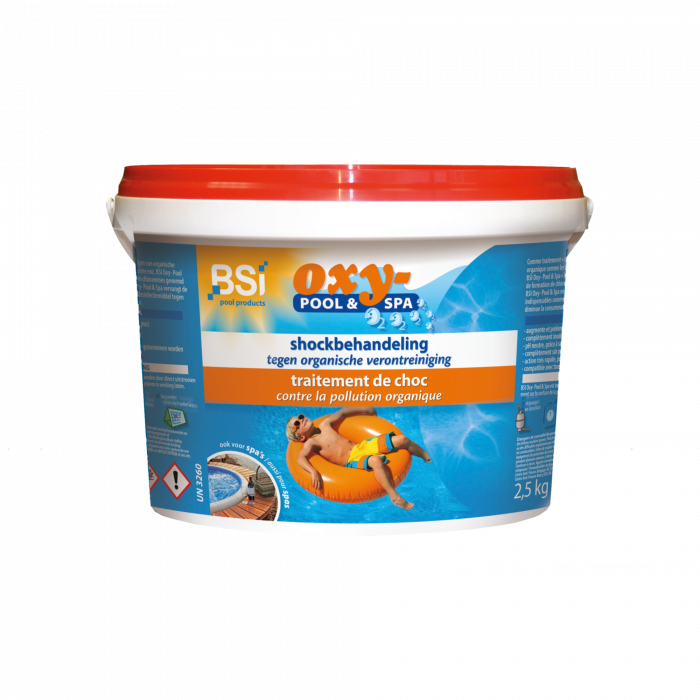 BSI Oxy-pool & Spa chloorvrije shockbehandeling - 2,5 kg - 01378