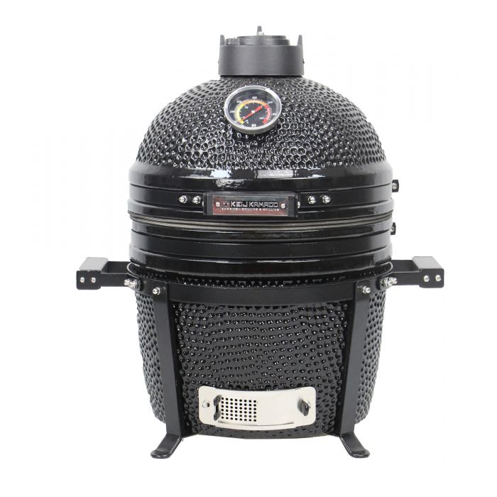  Keij Kamado Pro Compact barbecue - 15 inch - zwart