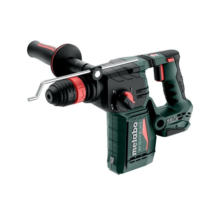 Metabo KH 18 LTX BL 24 Q accu boorhamer body - SDS-plus - 18V - 2.2J - koolborstelloos - Metabox 165 L - 601714840