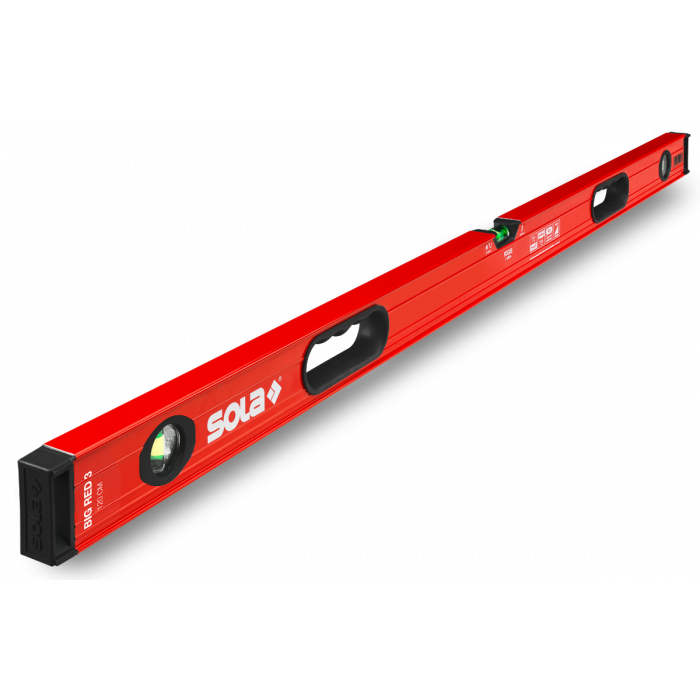 Sola BIG RED 3 200 Aluminium waterpas met handgrepen - 200 cm - aluminium - 01219701