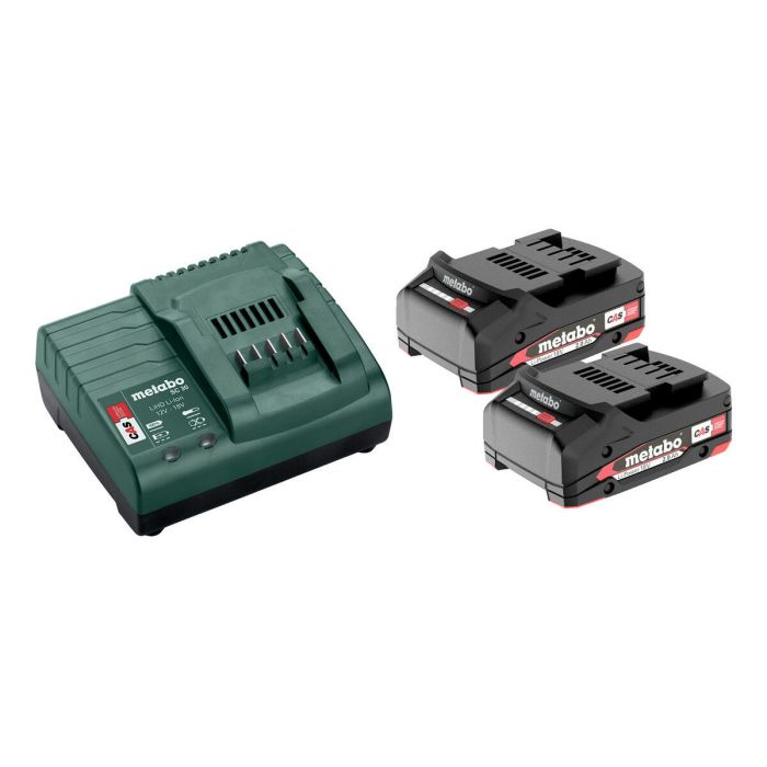 Metabo Basisset 2x 18V, 2.0 Ah accu + SC 30 lader - 685161000