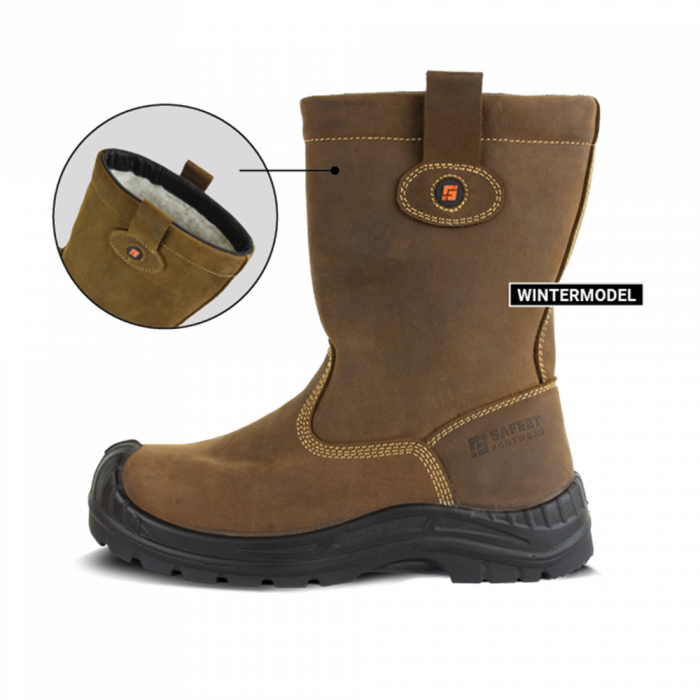 Safeet Footwear 30-600 Lucca veiligheidslaars - bruin - S3 - wol gevoerd