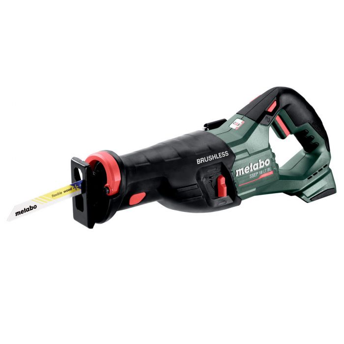 Metabo SSEP 18 LT BL accu reciprozaag body - 18V - koolborstelloos - metabox 165 L - 601617840