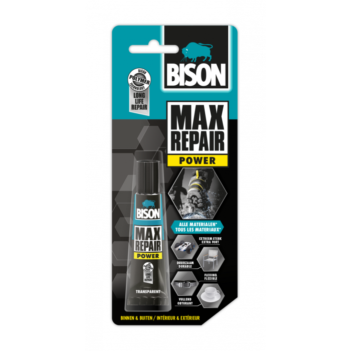 Bison Max Repair Power lijm - 8 gram - tube - 6309243