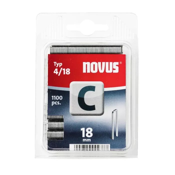 Novus Smalrug nieten C 4/18 mm - 1100 stuks - 042-0391