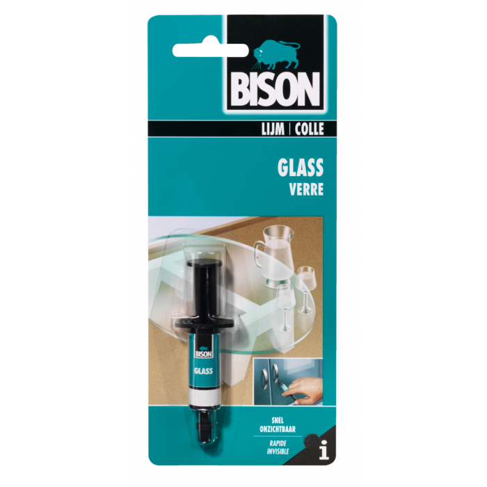 Bison Glaslijm - 2 ml - spuit - 1490305