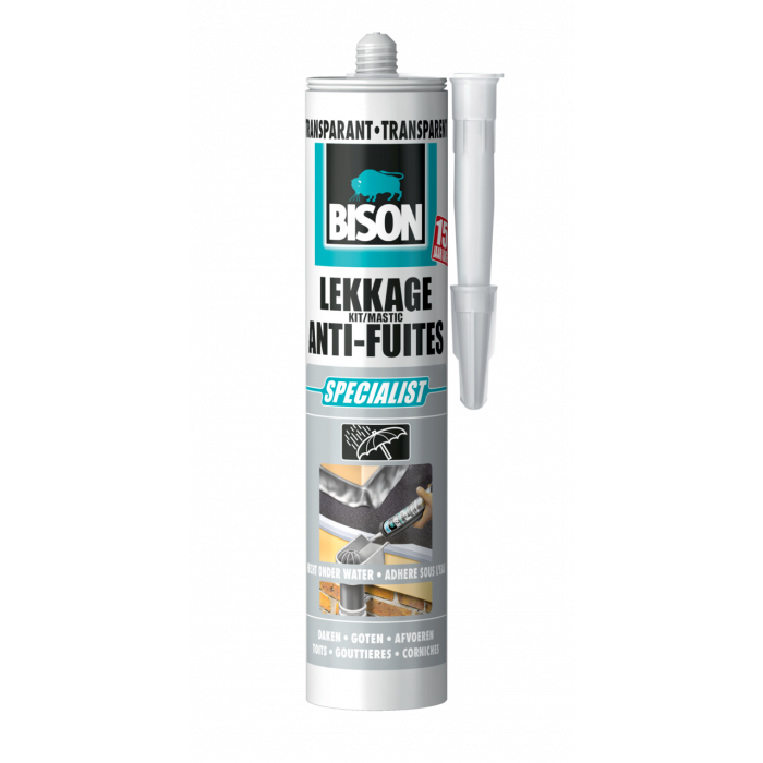 Bison Lekkagekit - transparant - 300 ml - koker - 1491550