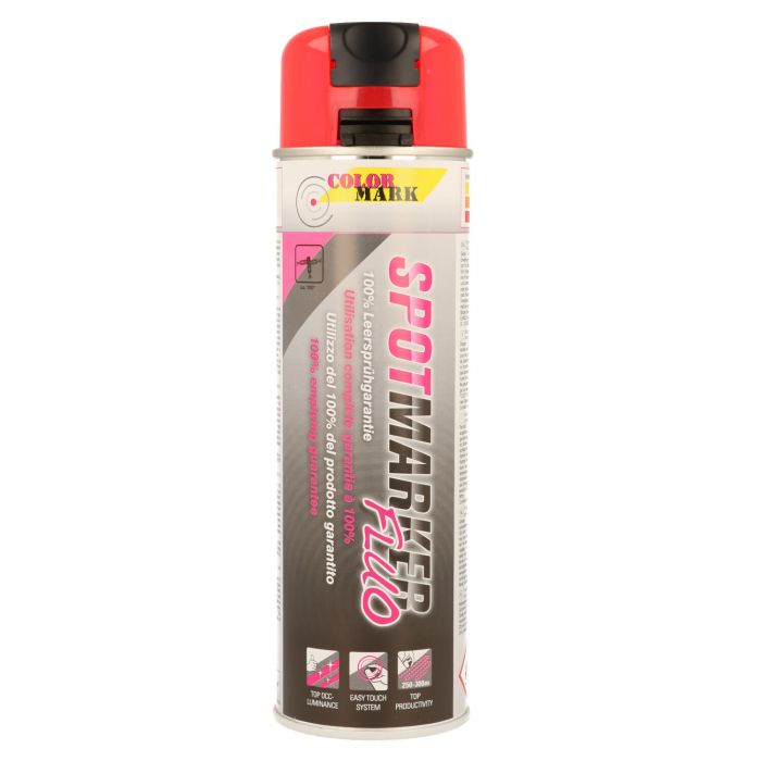 Colormark Spotmarker Fluo - fluor rood - 500 ml - 201486