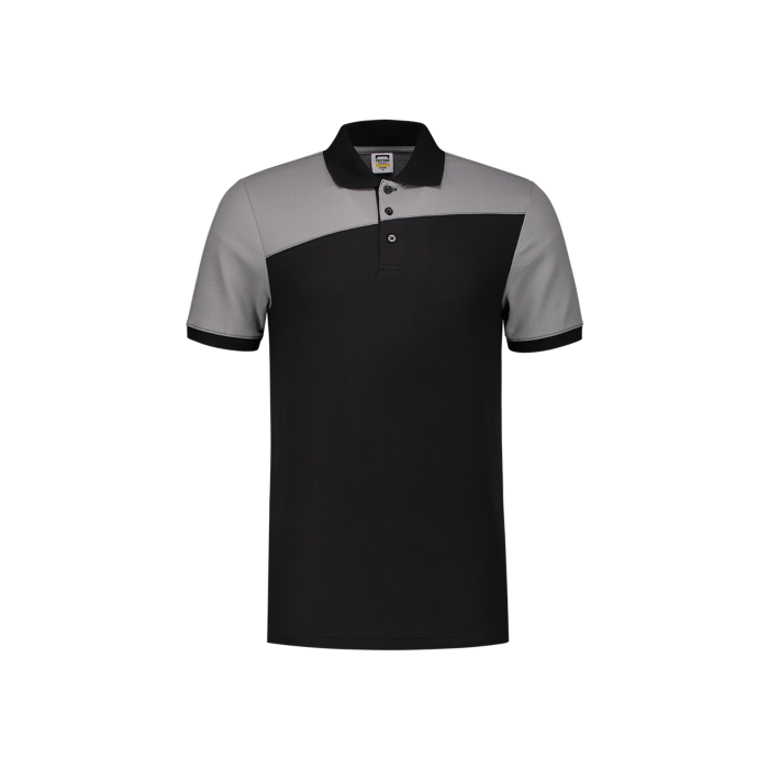 Tricorp 202006 Poloshirt Bicolor Naden - Black-Grey