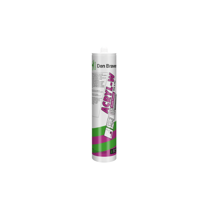 Zwaluw Acryl-W Acrylaatkit - wit - 310 ml