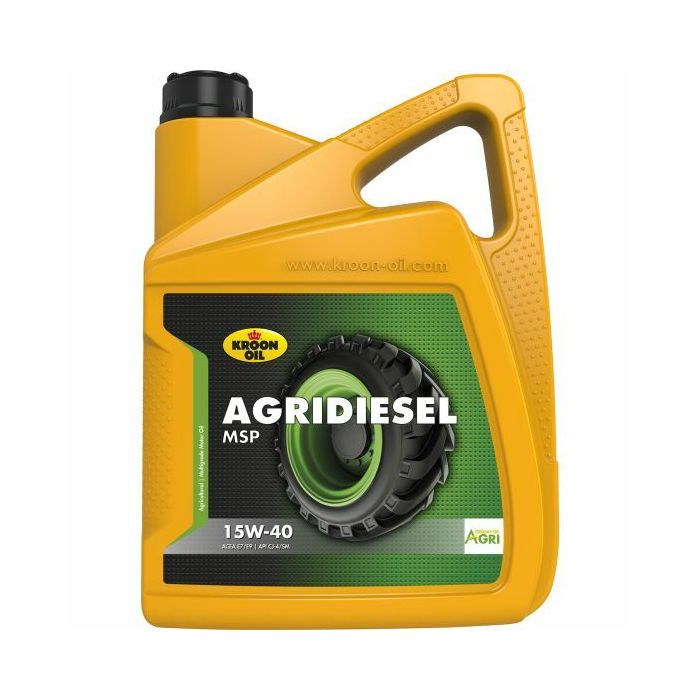 Kroon-oil MSP 15W-40 Agridiesel motorolie - 5 Liter - 35081