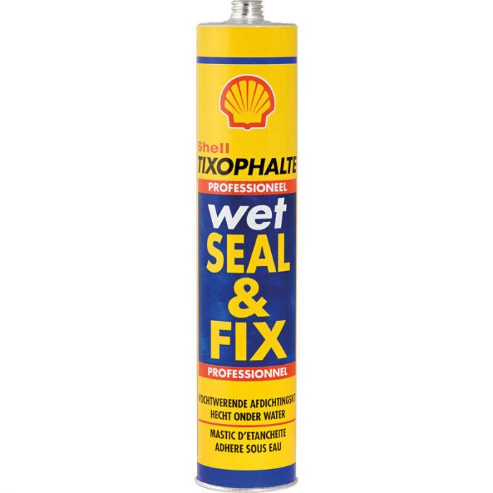 Shell Tixophalte Wet Seal & Fix bitumenkit - 310 ml - zwart