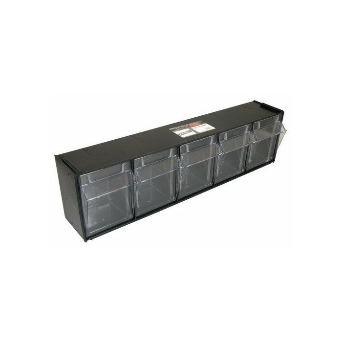 Stockbox wandsysteem met 5 kantelbare bakjes - 61562