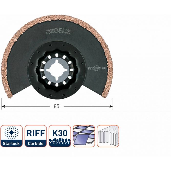 Rotec Segmentzaagblad OX 85K3 - starlock - 519.0270